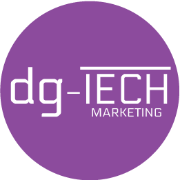 dg-tech marketing lila kerek logo